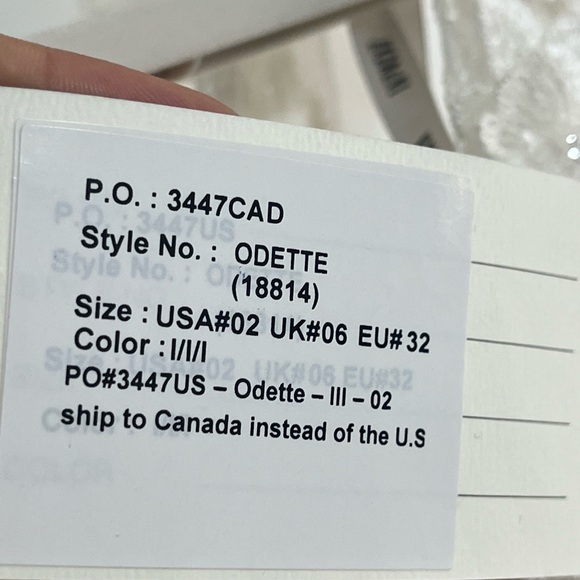 Enzoani Odette Embroidered Floral Lace Wedding Gown Brand New Unaltered size 2 - Picture 12 of 13